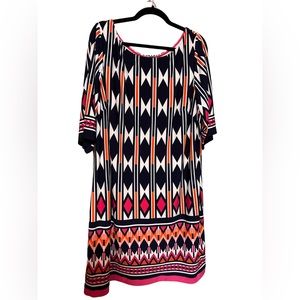 Patterned Boutique Dress Size 18W